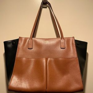 Lauren Ralph Lauren large tote. Full leather. Lightly used.